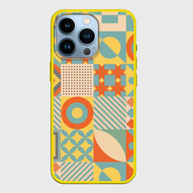 Чехол для iPhone 13 Pro с принтом Геометрия в Санкт-Петербурге,  |  | Тематика изображения на принте: геометрия | краски | круги | кубы | минимализм | треугольники