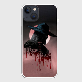 Чехол для iPhone 13 с принтом Blind Hunter в Санкт-Петербурге,  |  | Тематика изображения на принте: bloodborne | game | games | stranger | бладборн | игра | игры | соулс | странник
