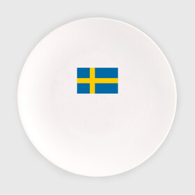 Тарелка с принтом Швеция | Флаг Швеции в Санкт-Петербурге, фарфор | диаметр - 210 мм
диаметр для нанесения принта - 120 мм | герб | желтый | знак | линии | прямоугольник | символика | синий | флаг | швеции | швеция