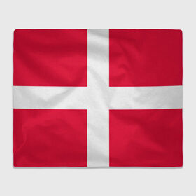 Плед 3D с принтом Дания | Флаг Дании в Санкт-Петербурге, 100% полиэстер | закругленные углы, все края обработаны. Ткань не мнется и не растягивается | белый | герб | государство | дании | дания | знак | красный | крест | линии | символика | страна | флаг