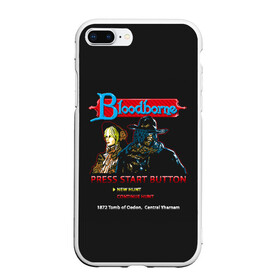 Чехол для iPhone 7Plus/8 Plus матовый с принтом Bloodborne 8 bit в Санкт-Петербурге, Силикон | Область печати: задняя сторона чехла, без боковых панелей | 8 bit | 8 бит | bloodborne | game | games | stranger | бладборн | игра | игры | соулс | странник