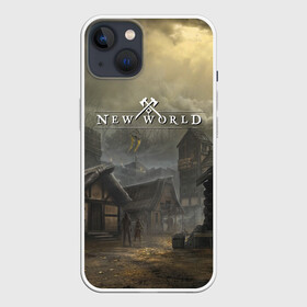 Чехол для iPhone 13 с принтом New World в Санкт-Петербурге,  |  | fantasy | fantasy game | fantasy mmorpg | mmorpg | new world | new world online | online game | игра