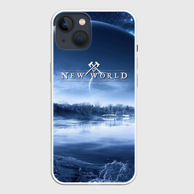 Чехол для iPhone 13 с принтом New World в Санкт-Петербурге,  |  | fantasy | fantasy game | fantasy mmorpg | mmorpg | new world | new world online | online game | игра | планеты