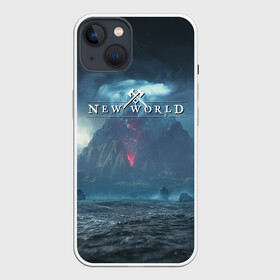 Чехол для iPhone 13 с принтом New World в Санкт-Петербурге,  |  | fantasy | fantasy game | fantasy mmorpg | mmorpg | new world | new world online | online game | горы | игра | океан