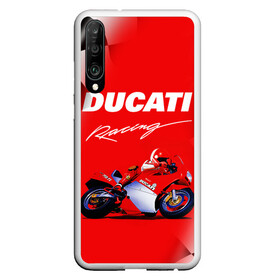 Чехол для Honor P30 с принтом DUCATI / ДУКАТИ / RACING в Санкт-Петербурге, Силикон | Область печати: задняя сторона чехла, без боковых панелей | Тематика изображения на принте: ducati | motorcycle | motosport | racing | speed | sport | байк. | гонки | двигатель | дукати | мото | мотокросс | мотоспорт | мототриал | мотоцикл | скорость | спорт