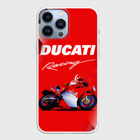 Чехол для iPhone 13 Pro Max с принтом DUCATI   ДУКАТИ   RACING в Санкт-Петербурге,  |  | Тематика изображения на принте: ducati | motorcycle | motosport | racing | speed | sport | байк. | гонки | двигатель | дукати | мото | мотокросс | мотоспорт | мототриал | мотоцикл | скорость | спорт