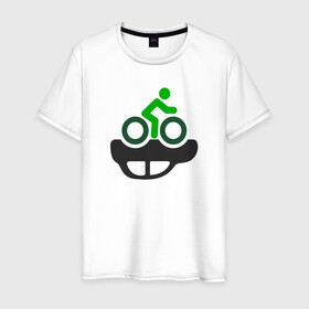 Мужская футболка хлопок с принтом Осовбодите город в Санкт-Петербурге, 100% хлопок | прямой крой, круглый вырез горловины, длина до линии бедер, слегка спущенное плечо. | велосипед | город | пробки | транспорт | экология