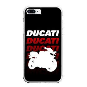 Чехол для iPhone 7Plus/8 Plus матовый с принтом DUCATI / ДУКАТИ / SPORT в Санкт-Петербурге, Силикон | Область печати: задняя сторона чехла, без боковых панелей | ducati | motorcycle | motosport | racing | speed | sport | байк. | гонки | двигатель | дукати | мото | мотокросс | мотоспорт | мототриал | мотоцикл | скорость | спорт