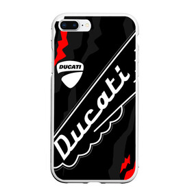 Чехол для iPhone 7Plus/8 Plus матовый с принтом DUCATI / ДУКАТИ / SPORT в Санкт-Петербурге, Силикон | Область печати: задняя сторона чехла, без боковых панелей | Тематика изображения на принте: ducati | motorcycle | motosport | racing | speed | sport | байк. | гонки | двигатель | дукати | мото | мотокросс | мотоспорт | мототриал | мотоцикл | скорость | спорт