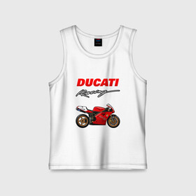 Детская майка хлопок с принтом DUCATI / ДУКАТИ / MOTOSPORT в Санкт-Петербурге,  |  | Тематика изображения на принте: ducati | motorcycle | motosport | racing | speed | sport | байк. | гонки | двигатель | дукати | мото | мотокросс | мотоспорт | мототриал | мотоцикл | скорость | спорт