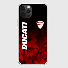 Чехол для iPhone 12 Pro Max с принтом DUCATI | ДУКАТИ КАМУФЛЯЖ в Санкт-Петербурге, Силикон |  | Тематика изображения на принте: camo | camouflage | ducati | military | moto | motocycle | racing | sport | дукати | камуфляж | милитари | мото | мотоспорт | мотоцикл | рейсинг | спорт