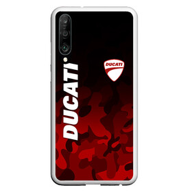 Чехол для Honor P30 с принтом DUCATI | ДУКАТИ КАМУФЛЯЖ в Санкт-Петербурге, Силикон | Область печати: задняя сторона чехла, без боковых панелей | camo | camouflage | ducati | military | moto | motocycle | racing | sport | дукати | камуфляж | милитари | мото | мотоспорт | мотоцикл | рейсинг | спорт