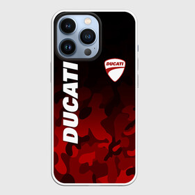 Чехол для iPhone 13 Pro с принтом DUCATI | ДУКАТИ КАМУФЛЯЖ в Санкт-Петербурге,  |  | camo | camouflage | ducati | military | moto | motocycle | racing | sport | дукати | камуфляж | милитари | мото | мотоспорт | мотоцикл | рейсинг | спорт