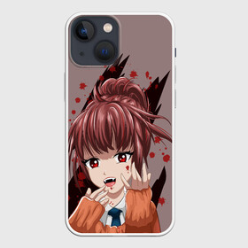 Чехол для iPhone 13 mini с принтом Аниме вампир в Санкт-Петербурге,  |  | anime | аниме | вампир | девушка | кровь | оборотень | страшилки | темные силы