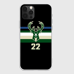 Чехол для iPhone 12 Pro Max с принтом Milwaukee Bucks форма. Крис Миддлтон в Санкт-Петербурге, Силикон |  | 22 | basketball | edition | khris | middleton | milwaukee bucks | sport | statement | бакс | баскетбол | крис | миддлтон | милуоки | спорт | форма