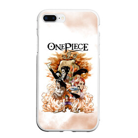 Чехол для iPhone 7Plus/8 Plus матовый с принтом One Piece. Пираты Соломенной Шляпы в Санкт-Петербурге, Силикон | Область печати: задняя сторона чехла, без боковых панелей | anime | manga | monkey d. luffy | one piece | аниме | большой куш | ван пис | вон пис | гол д. роджер | кайдо | король пиратов | луфи | луффи | манга | манки д. луффи | нами | нико робин | пират | портгас д. эйс | ророноа зоро