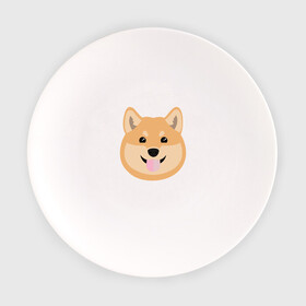 Тарелка с принтом Shiba art в Санкт-Петербурге, фарфор | диаметр - 210 мм
диаметр для нанесения принта - 120 мм | akita | art | dog | inu | shiba | акита | арт | ину | сиба | собака | шиба