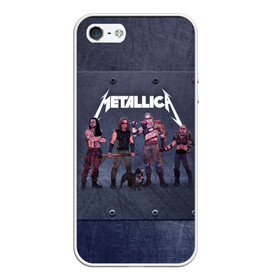 Чехол для iPhone 5/5S матовый с принтом METALLICA | ГРУППА МЕТАЛЛИКА (Z) в Санкт-Петербурге, Силикон | Область печати: задняя сторона чехла, без боковых панелей | kurt kobein | metallica | rock | курт кобейн | металика | металлика | рок | супер звезда