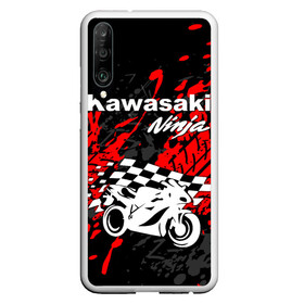 Чехол для Honor P30 с принтом KAWASAKI NINJA / КАВАСАКИ в Санкт-Петербурге, Силикон | Область печати: задняя сторона чехла, без боковых панелей | Тематика изображения на принте: kawasaki | motorcycle | motosport | ninja | racing | speed | sport | байк | гонки | двигатель | кавасаки | мото | мотокросс | мотоспорт | мототриал | мотоцикл | нинзя. | скорость | спорт