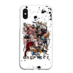 Чехол для iPhone XS Max матовый с принтом Пираты One Piece. Большой куш в Санкт-Петербурге, Силикон | Область печати: задняя сторона чехла, без боковых панелей | anime | manga | monkey d. luffy | one piece | аниме | бейзил хокинс | большой куш | ван пис | вон пис | капоне бэдж | король пиратов | луфи | луффи | манга | манки д. луффи | пират | ророноа зоро | скретчмен апу