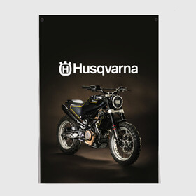 Постер с принтом HUSQVARNA / ХУСКВАРНА / SPORT в Санкт-Петербурге, 100% бумага
 | бумага, плотность 150 мг. Матовая, но за счет высокого коэффициента гладкости имеет небольшой блеск и дает на свету блики, но в отличии от глянцевой бумаги не покрыта лаком | husqvarna | motorcycle | motosport | racing | speed | sport | байк. | гонки | двигатель | мото | мотокросс | мотоспорт | мототриал | мотоцикл | скорость | спорт | хускварна