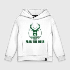 Детское худи Oversize хлопок с принтом Fear The Deer в Санкт-Петербурге, френч-терри — 70% хлопок, 30% полиэстер. Мягкий теплый начес внутри —100% хлопок | боковые карманы, эластичные манжеты и нижняя кромка, капюшон на магнитной кнопке | antetokounmpo | basketball | bucks | giannis | milwaukee | mvp | nba | sport | streetball | адетокумбо | бакс | баскетбол | игра | милуоки | мяч | нба | олень | спорт | стритбол | тренер | чемпион | янис