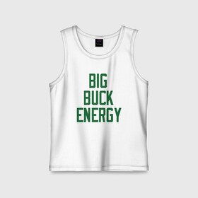 Детская майка хлопок с принтом Big Buck Energy в Санкт-Петербурге,  |  | antetokounmpo | basketball | bucks | giannis | milwaukee | mvp | nba | sport | streetball | адетокумбо | бакс | баскетбол | игра | милуоки | мяч | нба | олень | спорт | стритбол | тренер | чемпион | янис