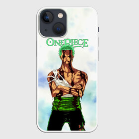 Чехол для iPhone 13 mini с принтом Зоро после боя One Piece в Санкт-Петербурге,  |  | anime | manga | one piece | zoro roronoa | аниме | большой куш | ван пис | великий флот | вон пис | зородзюро | король пиратов | манга | мечник | охотник за головами | охотник на пиратов | пират