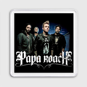 Магнит 55*55 с принтом Papa Roach band в Санкт-Петербурге, Пластик | Размер: 65*65 мм; Размер печати: 55*55 мм | alternative | metall | music | papa roach | rock | альтернатива | джекоби шэддикс | джерри хортон | дэйв бакнер | металл | музыка | папа роач | папа роуч | папа таракан | рок | тобин эсперанс | тони палермо