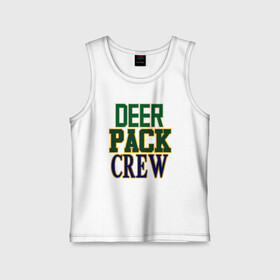 Детская майка хлопок с принтом Deer Pack Crew в Санкт-Петербурге,  |  | Тематика изображения на принте: antetokounmpo | basketball | bucks | giannis | milwaukee | mvp | nba | sport | streetball | адетокумбо | бакс | баскетбол | игра | милуоки | мяч | нба | олень | спорт | стритбол | тренер | чемпион | янис