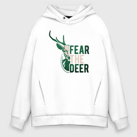 Мужское худи Oversize хлопок с принтом Fear The Deer в Санкт-Петербурге, френч-терри — 70% хлопок, 30% полиэстер. Мягкий теплый начес внутри —100% хлопок | боковые карманы, эластичные манжеты и нижняя кромка, капюшон на магнитной кнопке | antetokounmpo | basketball | bucks | giannis | milwaukee | mvp | nba | sport | streetball | адетокумбо | бакс | баскетбол | игра | милуоки | мяч | нба | олень | спорт | стритбол | тренер | чемпион | янис