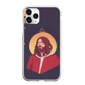 Чехол для iPhone 11 Pro Max матовый с принтом Jared Leto | 30 SECONDS TO MARS (Z) в Санкт-Петербурге, Силикон |  | 30 seconds to mars | 30 секунд | 30 секунд до марса | jared joseph leto | jared leto | rock | джаред лето | музыка | песни | рок