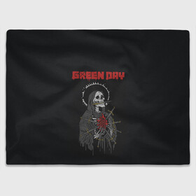 Плед 3D с принтом GreenDay | ГринДей | Poster (Z) в Санкт-Петербурге, 100% полиэстер | закругленные углы, все края обработаны. Ткань не мнется и не растягивается | billie joe armstrong | greenday | rock | альтернативный | билли джо армстронг | гриндей | зеленый день | майк дёрнт | музыка | панк рок | поп панк | рок | тре кул