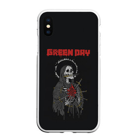 Чехол для iPhone XS Max матовый с принтом GreenDay | ГринДей | Poster (Z) в Санкт-Петербурге, Силикон | Область печати: задняя сторона чехла, без боковых панелей | Тематика изображения на принте: billie joe armstrong | greenday | rock | альтернативный | билли джо армстронг | гриндей | зеленый день | майк дёрнт | музыка | панк рок | поп панк | рок | тре кул