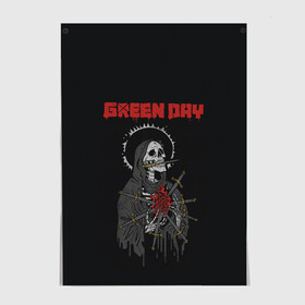 Постер с принтом GreenDay | ГринДей | Poster (Z) в Санкт-Петербурге, 100% бумага
 | бумага, плотность 150 мг. Матовая, но за счет высокого коэффициента гладкости имеет небольшой блеск и дает на свету блики, но в отличии от глянцевой бумаги не покрыта лаком | billie joe armstrong | greenday | rock | альтернативный | билли джо армстронг | гриндей | зеленый день | майк дёрнт | музыка | панк рок | поп панк | рок | тре кул