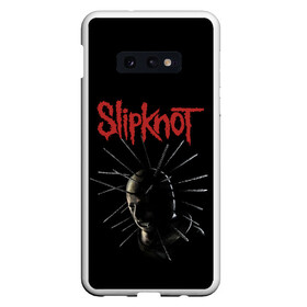 Чехол для Samsung S10E с принтом CRAIG JONES | SLIPKNOT (Z) в Санкт-Петербурге, Силикон | Область печати: задняя сторона чехла, без боковых панелей | Тематика изображения на принте: craig michael jones | rock | slipknot | крэг джонс | петля | рок | скользящий узел | слипкнот | тяжелый рок | удавка