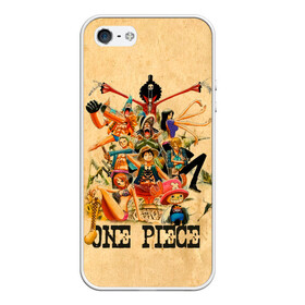 Чехол для iPhone 5/5S матовый с принтом One Piece пираты Соломенной Шляпы в Санкт-Петербурге, Силикон | Область печати: задняя сторона чехла, без боковых панелей | anime | manga | monkey d. luffy | one piece | аниме | большой куш | ван пис | вон пис | гол д. роджер | кайдо | король пиратов | луфи | луффи | манга | манки д. луффи | нами | нико робин | пират | портгас д. эйс | ророноа зоро