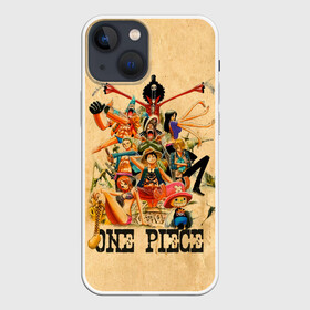 Чехол для iPhone 13 mini с принтом One Piece пираты Соломенной Шляпы в Санкт-Петербурге,  |  | anime | manga | monkey d. luffy | one piece | аниме | большой куш | ван пис | вон пис | гол д. роджер | кайдо | король пиратов | луфи | луффи | манга | манки д. луффи | нами | нико робин | пират | портгас д. эйс | ророноа зоро