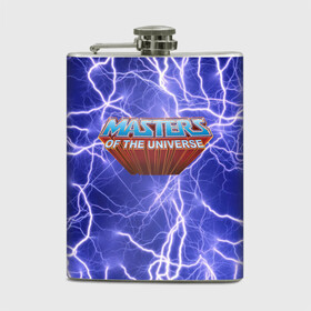 Фляга с принтом Masters of the Universe | Logo | Лого (Z) в Санкт-Петербурге, металлический корпус | емкость 0,22 л, размер 125 х 94 мм. Виниловая наклейка запечатывается полностью | Тематика изображения на принте: he man | logo | masters of the universe | mult | she ra | властелины вселенной | лого | логотип | мульт | мультфильм