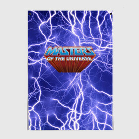 Постер с принтом Masters of the Universe | Logo | Лого (Z) в Санкт-Петербурге, 100% бумага
 | бумага, плотность 150 мг. Матовая, но за счет высокого коэффициента гладкости имеет небольшой блеск и дает на свету блики, но в отличии от глянцевой бумаги не покрыта лаком | he man | logo | masters of the universe | mult | she ra | властелины вселенной | лого | логотип | мульт | мультфильм