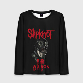 Женский лонгслив 3D с принтом SID WILSON | SLIPKNOT | СЛИПКНОТ (Z) в Санкт-Петербурге, 100% полиэстер | длинные рукава, круглый вырез горловины, полуприлегающий силуэт | rock | sid wilson | slipknot | петля | рок | сид вилсон | скользящий узел | слипкнот | тяжелый рок | удавка