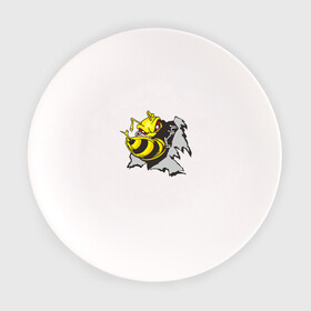 Тарелка с принтом Оса 3D в Санкт-Петербурге, фарфор | диаметр - 210 мм
диаметр для нанесения принта - 120 мм | 3d | жало | мед | насекомое | оса | пчела