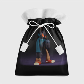 Подарочный 3D мешок с принтом Friday Night Funkin Витти в Санкт-Петербурге, 100% полиэстер | Размер: 29*39 см | Тематика изображения на принте: fnf | friday night funkin | whitty | витти | игра | персонажи | фридей найт фанкин
