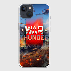 Чехол для iPhone 13 с принтом WAR THUNDER   ВАР ТАНДЕР в Санкт-Петербурге,  |  | game | war thunder | warthunder | world of tanks | wot | вар тандер | война | вот | игры | корабли | мир танков. | онлайн игра | самолеты | танки