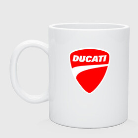 Кружка керамическая с принтом DUCATI ДУКАТИ ЭМБЛЕМА в Санкт-Петербурге, керамика | объем — 330 мл, диаметр — 80 мм. Принт наносится на бока кружки, можно сделать два разных изображения | ducati | moto | motocycle | racing | sport | дукати | мото | мотоспорт | мотоцикл | рейсинг | спорт