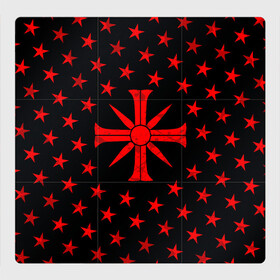 Магнитный плакат 3Х3 с принтом FAR CRY 5 SINNER СЕКТА в Санкт-Петербурге, Полимерный материал с магнитным слоем | 9 деталей размером 9*9 см | far cry | sinner | ubisoft | врата эдема | грешник | иосиф сид | монтана | секта | сектанты | символ | фар край | юбисофт