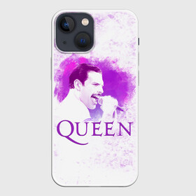 Чехол для iPhone 13 mini с принтом Freddie Mercury | Queen (Z) в Санкт-Петербурге,  |  | freddie mercury | music | queen | брайан мэй | глэм рок | джон дикон | квин | королева | музыка | поп рок | роджер тейлор | фредди меркьюри | хард рок