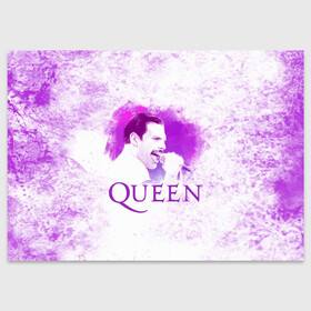 Поздравительная открытка с принтом Freddie Mercury | Queen (Z) в Санкт-Петербурге, 100% бумага | плотность бумаги 280 г/м2, матовая, на обратной стороне линовка и место для марки
 | Тематика изображения на принте: freddie mercury | music | queen | брайан мэй | глэм рок | джон дикон | квин | королева | музыка | поп рок | роджер тейлор | фредди меркьюри | хард рок