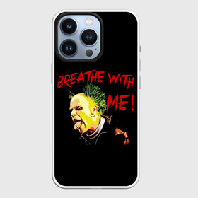 Чехол для iPhone 13 Pro с принтом Breathe whith me в Санкт-Петербурге,  |  | alternative | dj | electo | music | prodigy | альтернатива | музыка | продиджи | продижи | электроника