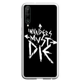 Чехол для Honor P30 с принтом Invaders must die в Санкт-Петербурге, Силикон | Область печати: задняя сторона чехла, без боковых панелей | alternative | dj | electo | music | prodigy | альтернатива | музыка | продиджи | продижи | электроника